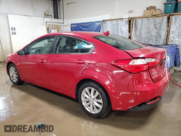 2014 Kia Forte LX with VIN KNAFX4A68E5226486, listed as a Copart auction lot 51178745 with 89,632 mi miles and Salvage Title. Bid and sale history available at carsss.com. Image 2.
