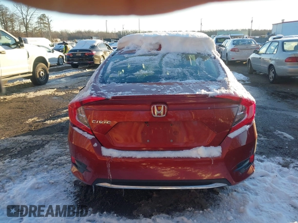 2021 Honda Civic Sedan EX-L with VIN 2HGFC1F77MH703528, listed as a IAAI auction lot 41284423 with 57,642 mi miles. Bid and sale history available at carsss.com. Image 16.