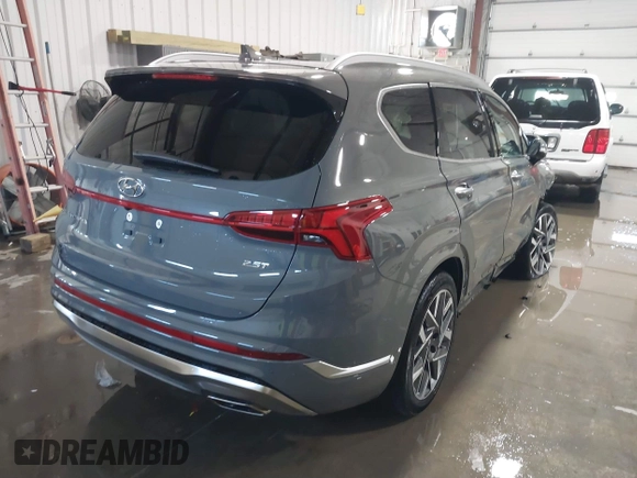 2023 Hyundai Santa Fe Calligraphy with VIN 5NMS54AL0PH628919, listed as a IAAI auction lot 41690223 with 9,931 mi miles. Bid and sale history available at carsss.com. Image 4.