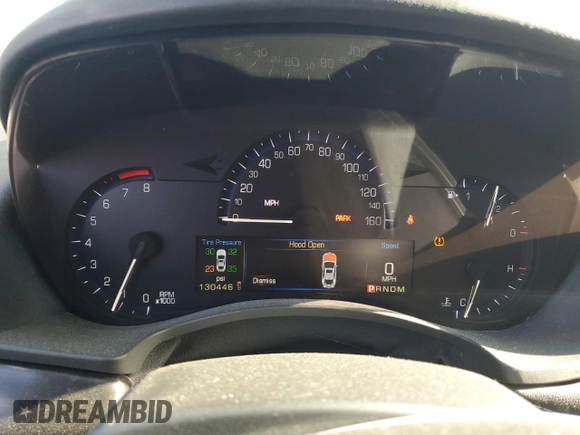 2015 Cadillac ATS Standard AWD with VIN 1G6AG5RX8F0135123, listed as a Copart auction lot 87646585 with 130,446 mi miles and Salvage title. Bid and sale history available at DreamBid. Image 9.