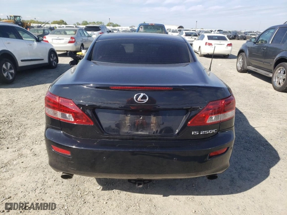 2011 Lexus IS 250C with VIN JTHFF2C23B2515419, listed as a Copart auction lot 50800855 with 170,079 mi miles and Salvage Title. Bid and sale history available at carsss.com. Image 6.