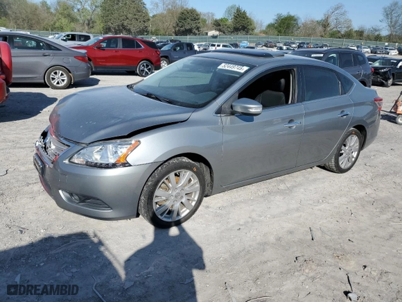 2013 Nissan Sentra SL with VIN 3N1AB7AP2DL614420, listed as a Copart auction lot 52449745 with 101,570 mi miles and Salvage Title. Bid and sale history available at carsss.com. Image 1.