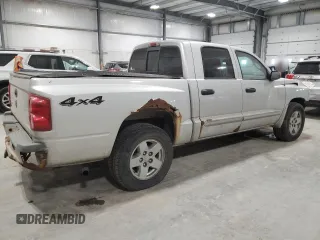2006 Dodge Dakota SLT with VIN 1D7HW48K16S704158, listed as a Copart auction lot 87705295 with 90,958 mi miles and Salvage Title. Bid and sale history available at carsss.com. Image 3.