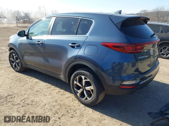 2020 Kia Sportage LX with VIN KNDPM3AC1L7791857, listed as a IAAI auction lot 41793637 with 81,182 mi miles. Bid and sale history available at carsss.com. Image 3.