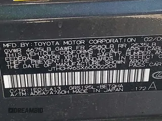 2006 Lexus GS 300 with VIN JTHCH96SX60002204, listed as a IAAI auction lot 42113496 with 231,140 mi miles. Bid and sale history available at carsss.com. Image 9.