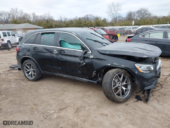 2022 Mercedes-Benz GLC with VIN W1N0G8EBXNV395814, listed as a IAAI auction lot 41694934 with 1 mi miles. Bid and sale history available at carsss.com. Image 13.