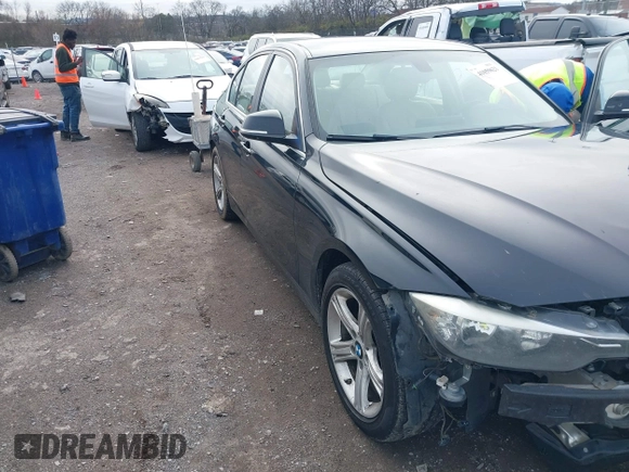 2015 BMW 3 Series 328i with VIN WBA3A5C59FF606446, listed as a IAAI auction lot 41059621 with 109,503 mi miles. Bid and sale history available at carsss.com. Image 1.