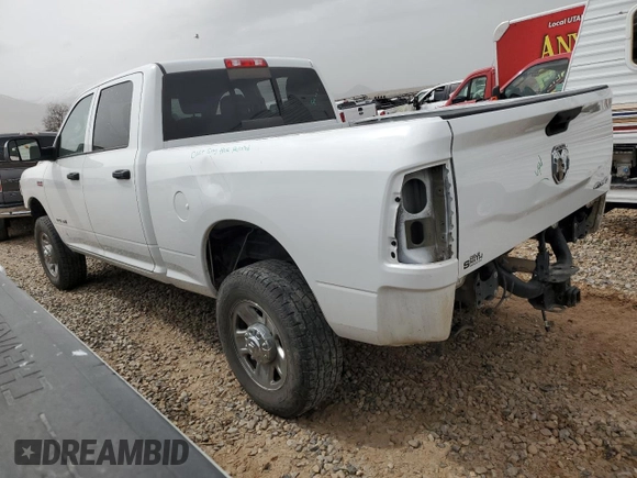 2022 Ram 2500 Tradesman with VIN 3C6UR5CJ1NG111126, listed as a Copart auction lot 47873705 with 64,496 mi miles and Salvage Title. Bid and sale history available at carsss.com. Image 2.