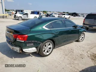 2015 Chevrolet Impala LT with VIN 2G1115SL7F9288421, listed as a Copart auction lot 53839655 with 107,492 mi miles and Salvage Title. Bid and sale history available at DreamBid. Image 3.