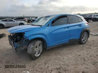 2019 Hyundai Kona SE with VIN KM8K12AA2KU274820, listed as a Copart auction lot 55335025 with 195,317 mi miles and Salvage Title. Bid and sale history available at carsss.com. Image 1.