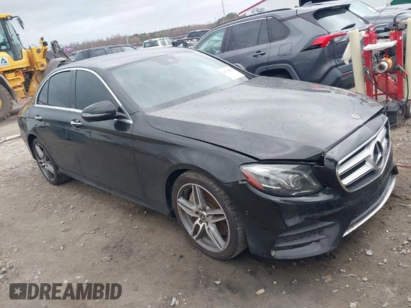 2018 Mercedes-Benz E-Class E 300 with VIN WDDZF4JB1JA454711, listed as a IAAI auction lot 41730604 with 127,985 mi miles. Bid and sale history available at carsss.com. Image 1.