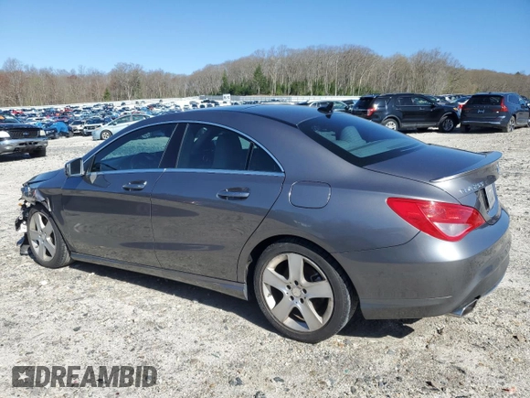 2016 Mercedes-Benz CLA 250 with VIN WDDSJ4GB5GN302519, listed as a Copart auction lot 54710595 with 161,507 mi miles and Salvage title. Bid and sale history available at DreamBid. Image 2.