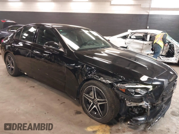 2024 Mercedes-Benz C 300 with VIN W1KAF4HB5RR163791, listed as a IAAI auction lot 41877745 with 7,631 mi miles and . Bid and sale history available at DreamBid. Image 6.