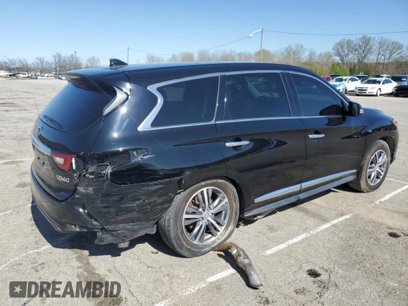 2020 Infiniti QX60 Luxe with VIN 5N1DL0MN7LC518247, listed as a Copart auction lot 52599245 with 72,466 mi miles and Non Repairable. Bid and sale history available at DreamBid. Image 3.