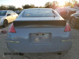 2004 Nissan 350Z Enthusiast with VIN JN1AZ34E74T063248, listed as a Copart auction lot 81887054 with 124,548 mi miles and Salvage Title. Bid and sale history available at DreamBid. Image 6.