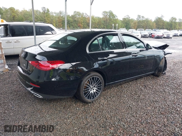 2024 Mercedes-Benz C 300 with VIN W1KAF4GB2RR233474, listed as a IAAI auction lot 40782375 with Not Provided miles and . Bid and sale history available at DreamBid. Image 4.
