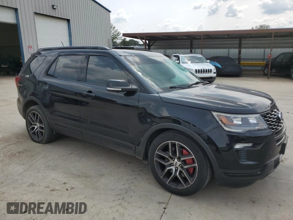 2018 Ford Explorer Sport с VIN 1FM5K8GT3JGA31598, выставлен на аукционе Copart как лот 59497455 с пробегом 99 218 миль миль и Чистый • Clean title. История ставок и продаж доступна на DreamBid. Изображение 4.