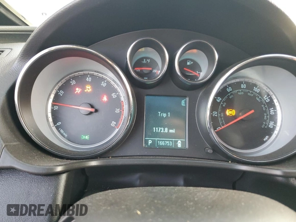 2011 Buick Regal CXL RL3 with VIN W04GR5EC4B1008517, listed as a Copart auction lot 66125254 with 166,753 mi miles and Clean Title. Bid and sale history available at DreamBid. Image 9.