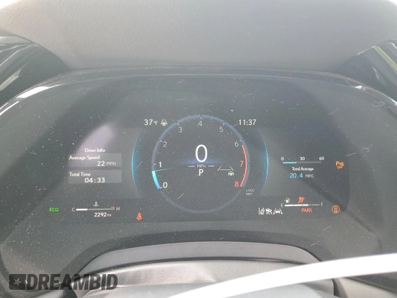2025 Lexus RX 350 with VIN 2T2BAMCA9SC088875, listed as a Copart auction lot 44867655 with 2,292 mi miles and Clean Title. Bid and sale history available at DreamBid. Image 9.