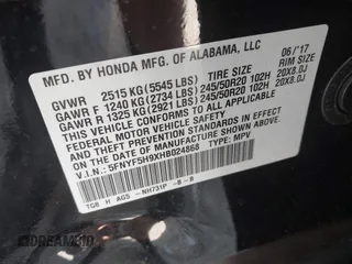 2017 Honda Pilot Touring с VIN 5FNYF5H9XHB024868, выставлен на аукционе IAAI как лот 42300608 с пробегом 133 018 миль миль и . История ставок и продаж доступна на DreamBid. Изображение 9.