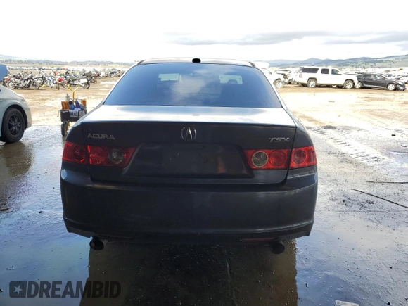 2007 Acura TSX Navi with VIN JH4CL969X7C008290, listed as a Copart auction lot 49184415 with Not provided miles and Salvage title. Bid and sale history available at DreamBid. Image 6.