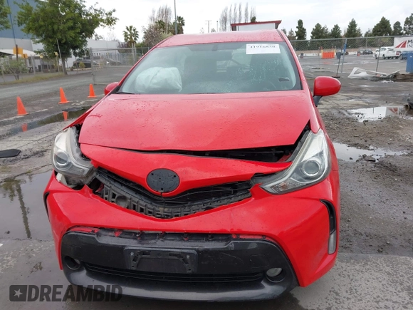 2016 Toyota Prius v Two with VIN JTDZN3EU8GJ041518, listed as a IAAI auction lot 41916830 with 106,526 mi miles. Bid and sale history available at carsss.com. Image 12.