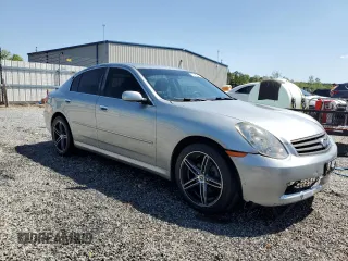 2005 Infiniti G35 with VIN JNKCV51F15M303608, listed as a Copart auction lot 51694325 with 186,375 mi miles and Salvage Title. Bid and sale history available at DreamBid. Image 4.
