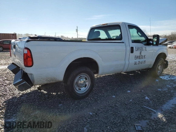 2012 Ford F-250 XL with VIN 1FTBF2A62CEB65027, listed as a Copart auction lot 87708765 with 119,132 mi miles and Salvage title. Bid and sale history available at DreamBid. Image 3.