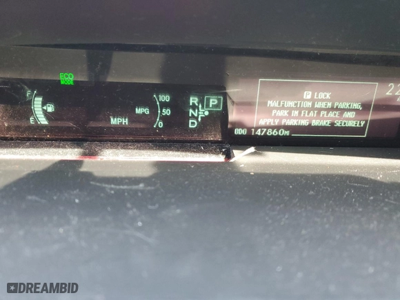 2012 Toyota Prius One with VIN JTDKN3DU0C1612657, listed as a Copart auction lot 49178115 with 147,860 mi miles and Salvage Title. Bid and sale history available at carsss.com. Image 9.
