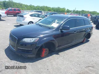 2013 Audi Q7 Premium Plus with VIN WA1LGBFE9DD008615, listed as a IAAI auction lot 42391563 with 108,569 mi miles and . Bid and sale history available at DreamBid. Image 2.