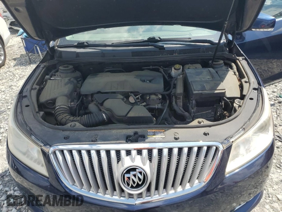 2011 Buick LaCrosse CXL with VIN 1G4GC5GC1BF240219, listed as a Copart auction lot 57099625 with 163,623 mi miles and Clean title. Bid and sale history available at DreamBid. Image 11.