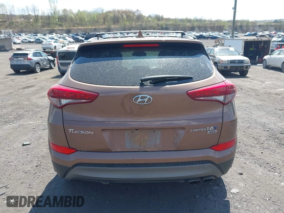 2016 Hyundai Tucson Eco with VIN KM8J3CA26GU207956, listed as a IAAI auction lot 42093540 with 87,380 mi miles. Bid and sale history available at carsss.com. Image 16.