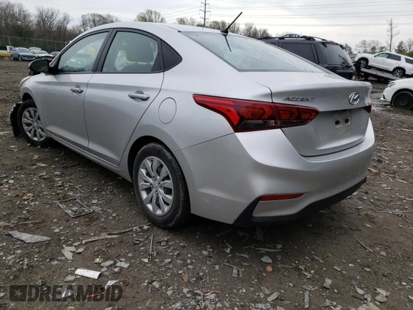 2019 Hyundai Accent SE with VIN 3KPC24A3XKE065374, listed as a Copart auction lot 59446053 with 50,555 mi miles. Bid and sale history available at carsss.com. Image 3.