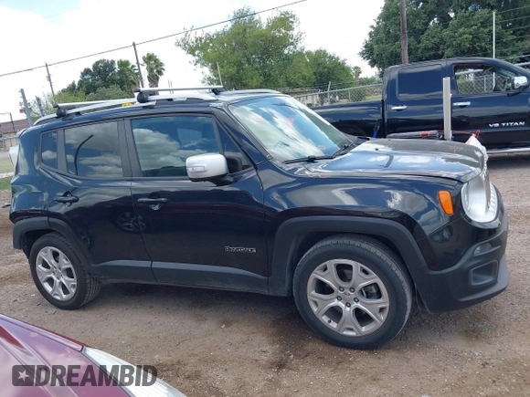 2016 Jeep Renegade Limited with VIN ZACCJADTXGPE09552, listed as a IAAI auction lot 42445660 with 125,004 mi miles and . Bid and sale history available at DreamBid. Image 14.