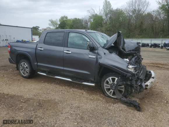2018 Toyota Tundra 4WD SR5 with VIN 5TFAW5F13JX752977, listed as a Copart auction lot 50633495 with 0 mi miles and Salvage Title. Bid and sale history available at carsss.com. Image 4.