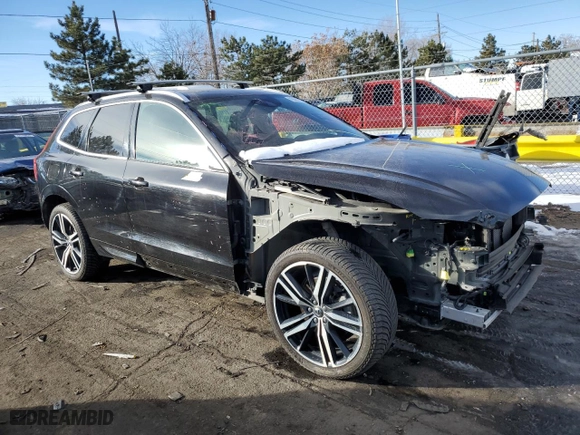 2019 Volvo XC60 R-Design with VIN YV4A22RM8K1352253, listed as a Copart auction lot 89409315 with 57,814 mi miles and Salvage Title. Bid and sale history available at carsss.com. Image 4.