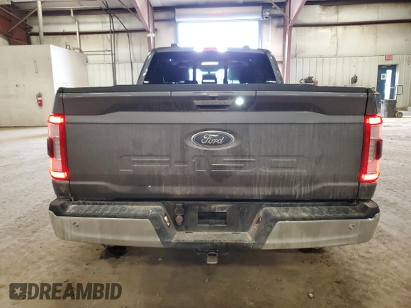 2022 Ford F-150 XL with VIN 1FTFW1ED5NFA09419, listed as a Copart auction lot 49252435 with 38,011 mi miles and Clean Title. Bid and sale history available at carsss.com. Image 6.