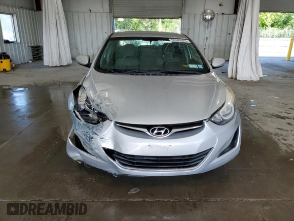 2015 Hyundai Elantra SE with VIN 5NPDH4AE7FH595940, listed as a Copart auction lot 63385525 with 187,591 mi miles and Salvage title. Bid and sale history available at DreamBid. Image 5.