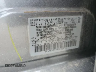 2022 Nissan Sentra S with VIN 3N1AB8BV7NY281834, listed as a Copart auction lot 47828375 with 45,484 mi miles and Salvage Title. Bid and sale history available at carsss.com. Image 14.
