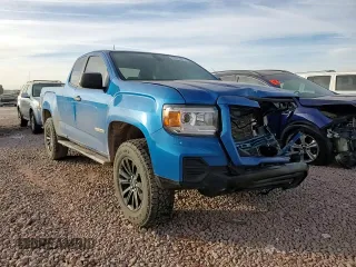 2021 GMC Canyon 4WD Elevation Standard with VIN 1GTH6BEN5M1196812, listed as a Copart auction lot 87225924 with 83,222 mi miles and Salvage Title. Bid and sale history available at carsss.com. Image 10.