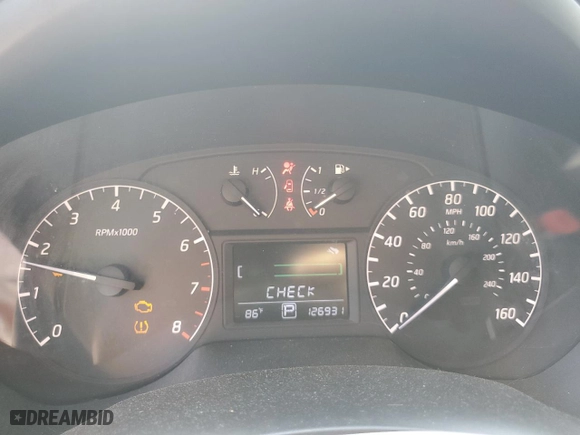 2014 Nissan Sentra S with VIN 3N1AB7AP6EL620433, listed as a Copart auction lot 53177425 with 126,931 mi miles and Salvage Title. Bid and sale history available at carsss.com. Image 9.