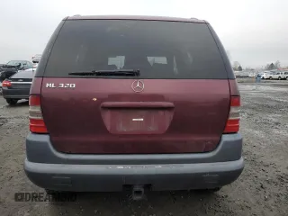 1998 Mercedes-Benz M-Class with VIN 4JGAB54E4WA028593, listed as a Copart auction lot 88130125 with 200,823 mi miles and Clean Title. Bid and sale history available at carsss.com. Image 6.