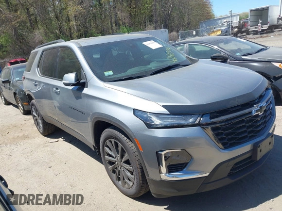 2023 Chevrolet Traverse RS with VIN 1GNEVJKWXPJ245883, listed as a IAAI auction lot 42103099 with 21,832 mi miles and . Bid and sale history available at DreamBid. Image 1.