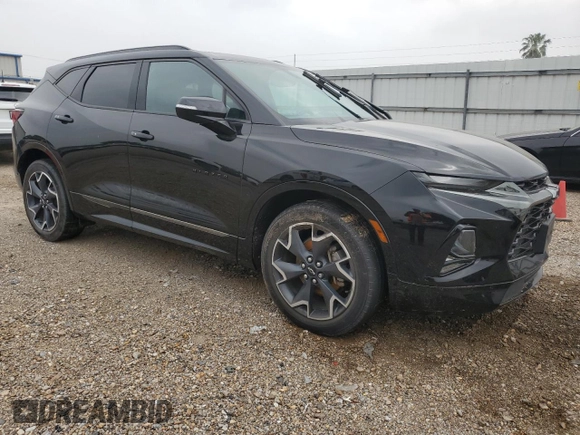 2020 Chevrolet Blazer RS with VIN 3GNKBERS2LS710607, listed as a Copart auction lot 51302345 with 42,587 mi miles and Salvage title. Bid and sale history available at DreamBid. Image 4.