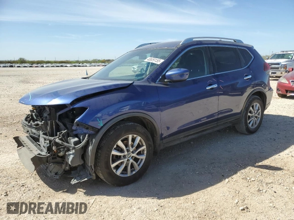 2018 Nissan Rogue SV with VIN KNMAT2MT8JP608871, listed as a Copart auction lot 48659155 with 141,677 mi miles and Salvage Title. Bid and sale history available at carsss.com. Image 1.