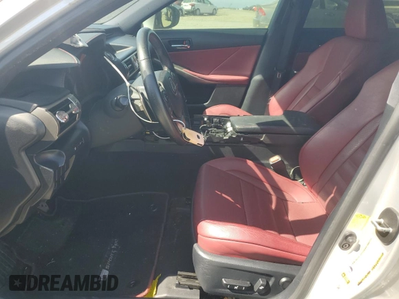 2016 Lexus IS 350 with VIN JTHBE1D25G5023751, listed as a Copart auction lot 55272315 with 118,419 mi miles and Salvage Title. Bid and sale history available at DreamBid. Image 7.