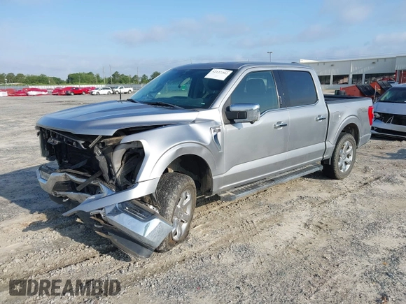 2021 Ford F-150 XL with VIN 1FTFW1E83MKD68308, listed as a IAAI auction lot 42137302 with 71,725 mi miles and . Bid and sale history available at DreamBid. Image 2.
