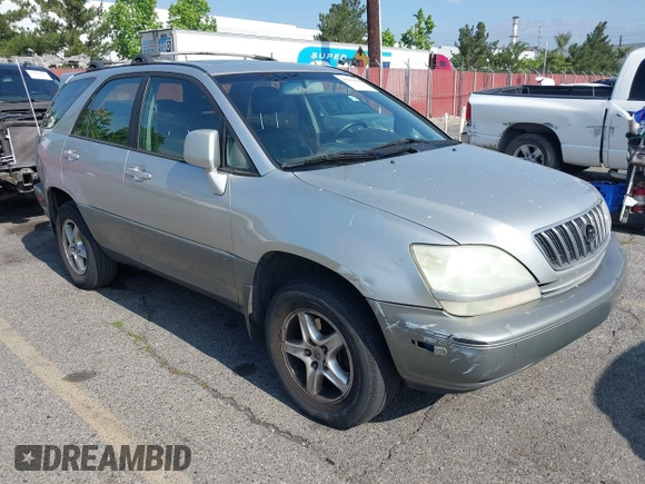 2001 Lexus RX 300 with VIN JTJGF10U410115432, listed as a IAAI auction lot 42215006 with 303,230 mi miles and . Bid and sale history available at DreamBid. Image 1.