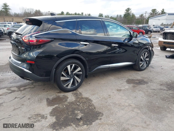 2023 Nissan Murano SL with VIN 5N1AZ2CS9PC106843, listed as a IAAI auction lot 40943148 with 44,513 mi miles. Bid and sale history available at carsss.com. Image 4.