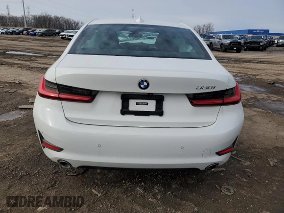 2020 BMW 3 Series 330i with VIN 3MW5R1J04L8B21766, listed as a Copart auction lot 48059005 with Not Provided miles and Salvage Title. Bid and sale history available at carsss.com. Image 6.